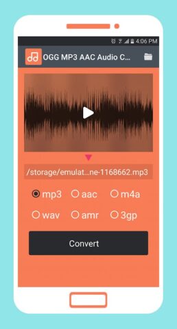 OGG MP3 AAC Audio Converter для Android — скриншот 3