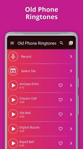Рингтон Старый Телефон для Android — скриншот 1