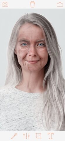 Лицо в старости-Face aging app для iOS — скриншот 2