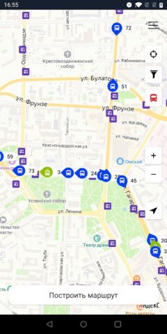 Омск транспорт для Android — скриншот 2