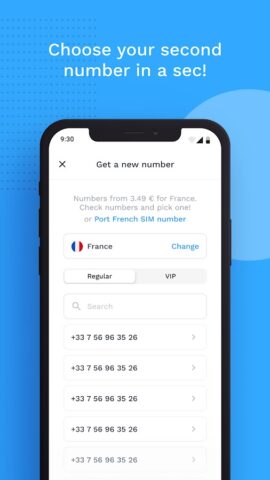 Onoff Numbers для Android — скриншот 1