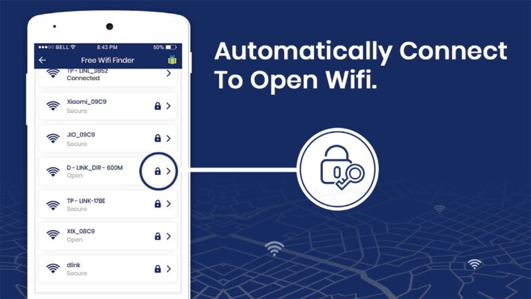 Открыть подключение к Wi-Fi для Android — скриншот 1