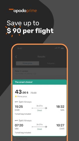 Opodo: Flights, Hotels & Cars для Android — скриншот 3