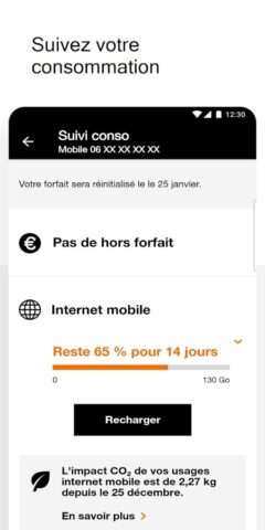 Orange et moi France для Android — скриншот 3