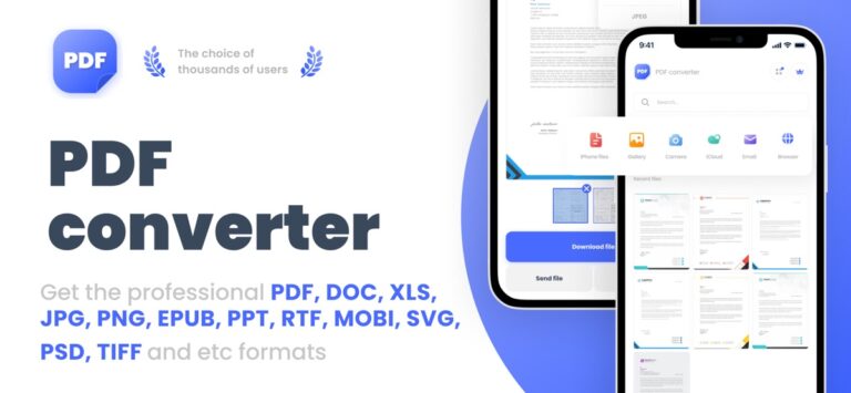 PDF Converter & Word to PDF для iOS — скриншот 1