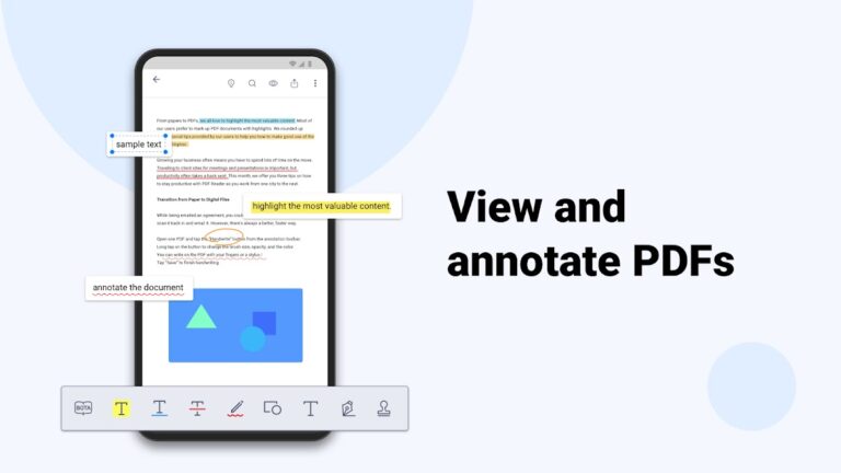 PDF Reader(KDAN PDF): Правка — скриншот 3