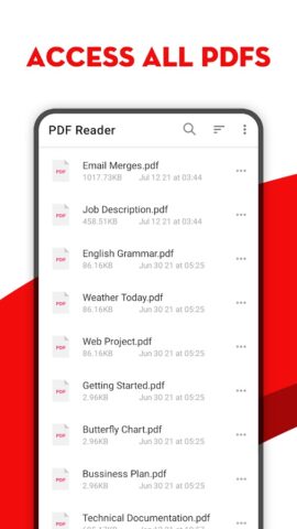 Программа просмотра PDF для Android — скриншот 1