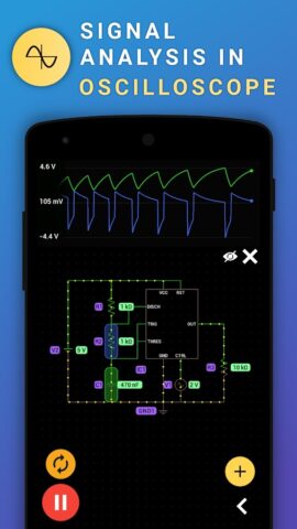 PROTO — симулятор схем для Android — скриншот 1