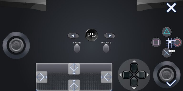PSPad: Mobile Gamepad для Android — скриншот 3
