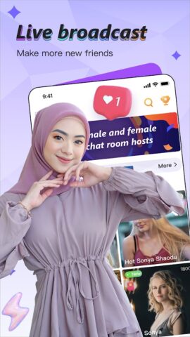 Papaya Live-Live Stream，Show для Android — скриншот 1