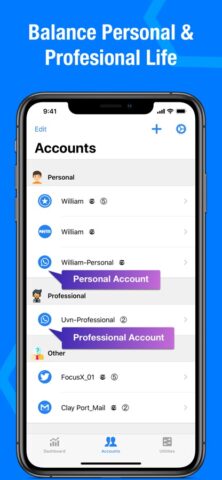 Parallel Space: Multi Accounts для iOS — скриншот 2