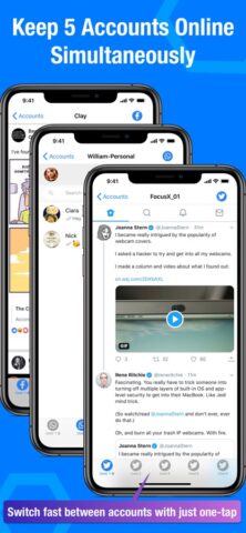 Parallel Space: Multi Accounts для iOS — скриншот 3