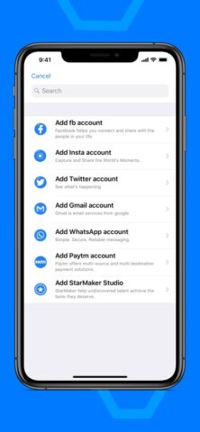 Parallel Space: Multi Accounts для iOS — скриншот 4