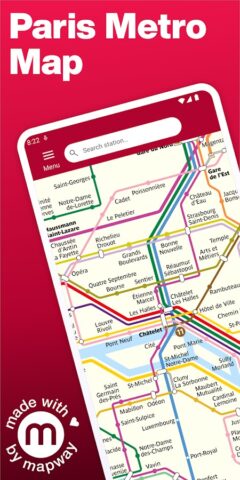 Paris Metro – Map and Routes для Android — скриншот 1