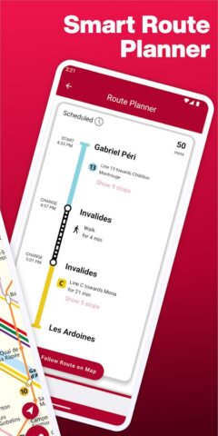 Paris Metro – Map and Routes для Android — скриншот 2