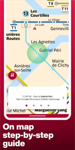 Paris Metro – Map and Routes для Android — скриншот 3