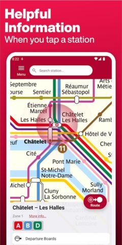 Paris Metro – Map and Routes для Android — скриншот 4