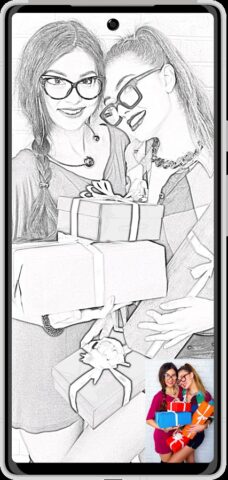 Карандашный фотоэскиз: рисунок для Android — скриншот 4