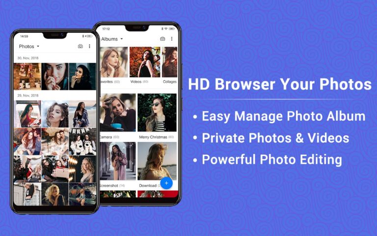 Фотогалерея HD & Editor для Android — скриншот 1