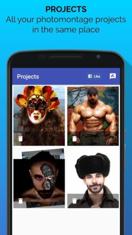 Фотомонтаж и монтаж фото для Android — скриншот 1