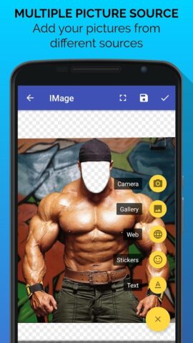 Фотомонтаж и монтаж фото для Android — скриншот 4