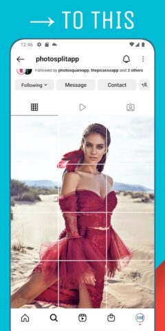 Grid Maker: PhotoSplit для Android — скриншот 2