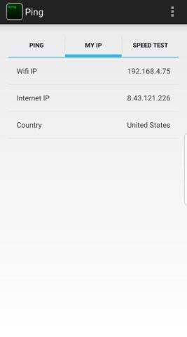 Ping для Android — скриншот 2