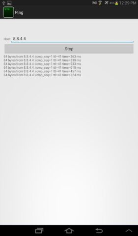 Ping для Android — скриншот 4