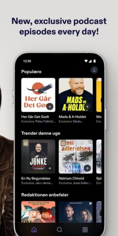 Podimo — Podcasts & Audiobooks для Android — скриншот 2