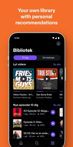 Podimo — Podcasts & Audiobooks для Android — скриншот 4