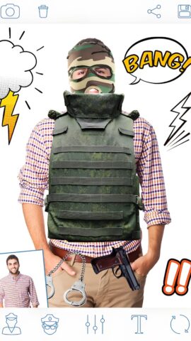 Полиция Фоторамки и Наклейки для Android — скриншот 5