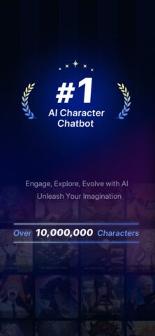 PolyBuzz: Chat with Characters для iOS — скриншот 1