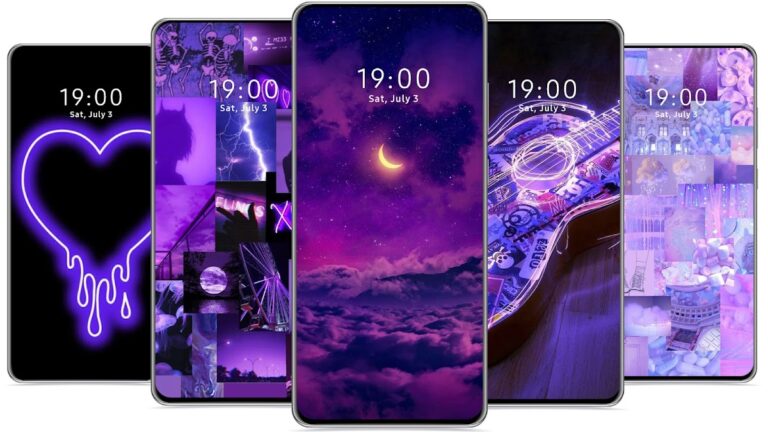 Фиолетовые обои HD для Android — скриншот 5