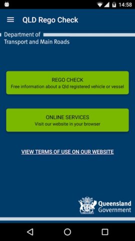 QLD Rego Check для Android — скриншот 1