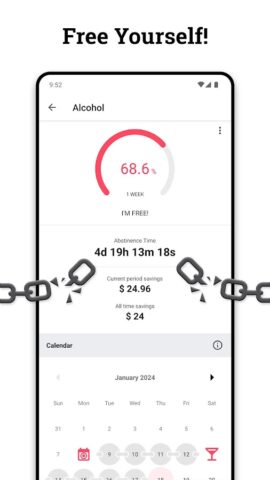 Бросаем Зависимости и Привычки для Android — скриншот 2
