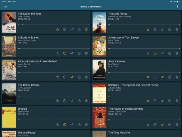 ReadEra – читалка книг fb2 pdf для iOS — скриншот 2