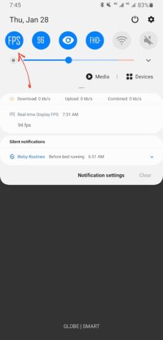 Real-time Display FPS Meter для Android — скриншот 3