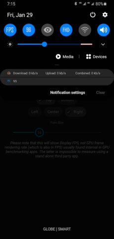 Real-time Display FPS Meter для Android — скриншот 4