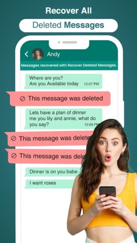 Recover Deleted Messages App для Android — скриншот 4