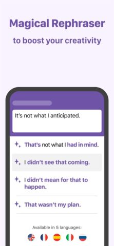 Reverso Rephraser & Synonyms для iOS — скриншот 1