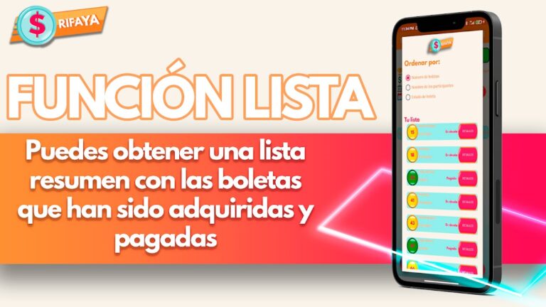 RifaYa — Talonario Virtual для Android — скриншот 3