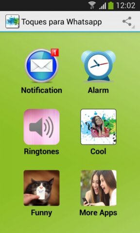 Mелодии для Ватсап для Android — скриншот 1