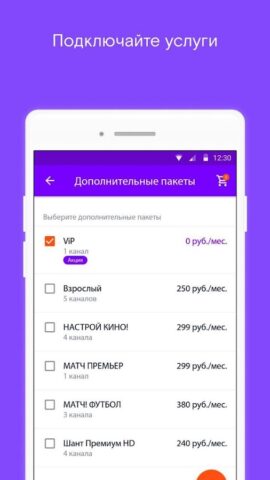 Ростелеком Москва для Android — скриншот 2