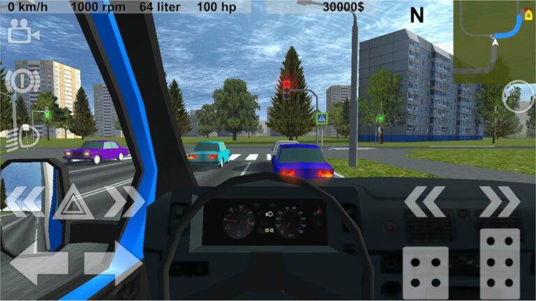 Russian Light Truck Simulator для Android — скриншот 3