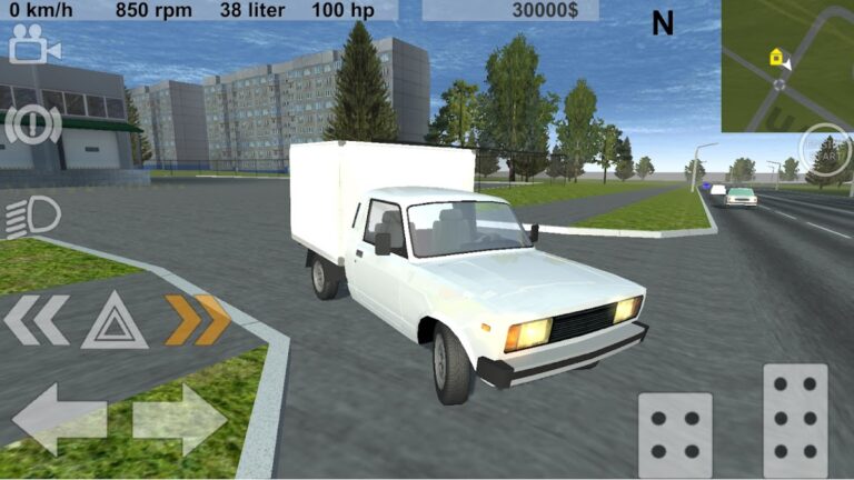 Russian Light Truck Simulator для Android — скриншот 5