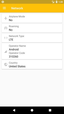 SIM Card Info для Android — скриншот 3