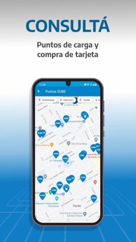 SUBE для Android — скриншот 4