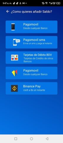 Saldo Rapido для Android — скриншот 3