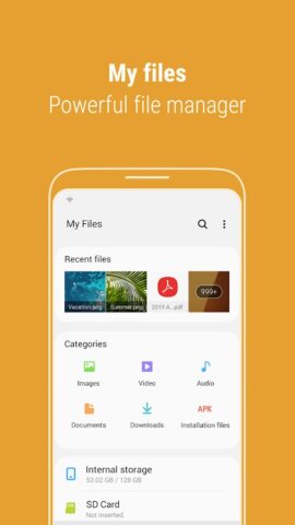 Samsung My Files для Android — скриншот 1