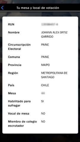 Servel Chile для Android — скриншот 4